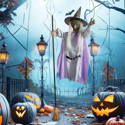 Halloween Hovering Witch Prop