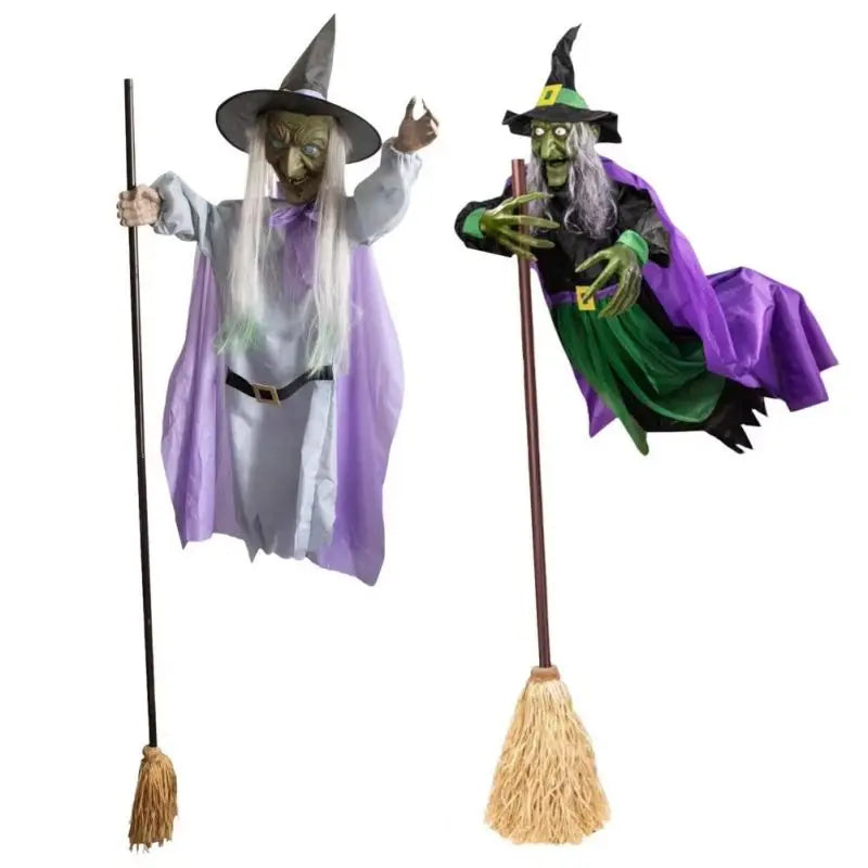 Halloween Hovering Witch Prop