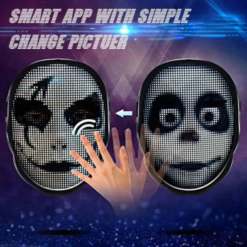 Smart Carnival LED Face Mask