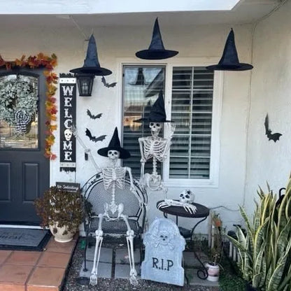 Halloween Witch Hat With Hanging Rope 🎩