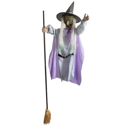 Halloween Hovering Witch Prop